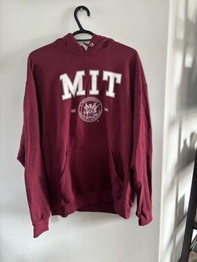 MIT Massachusetts Institute of Technology Hoodie Sweater Jerzees sz Large GUC
